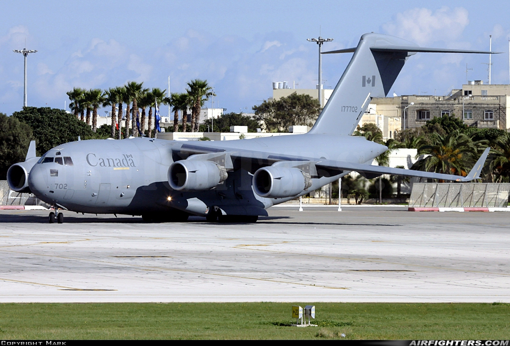 Canada - Air Force Boeing CC-177 Globemaster III 177702 at Luqa - Malta International (MLA / LMML), Malta