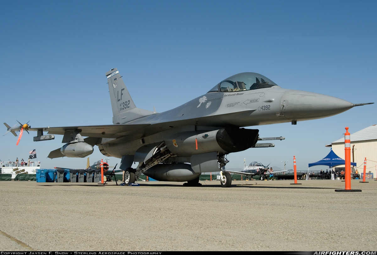 USA - Air Force General Dynamics F-16C Fighting Falcon 84-1392 at Marysville - Beale AFB (BAB / KBAB), USA