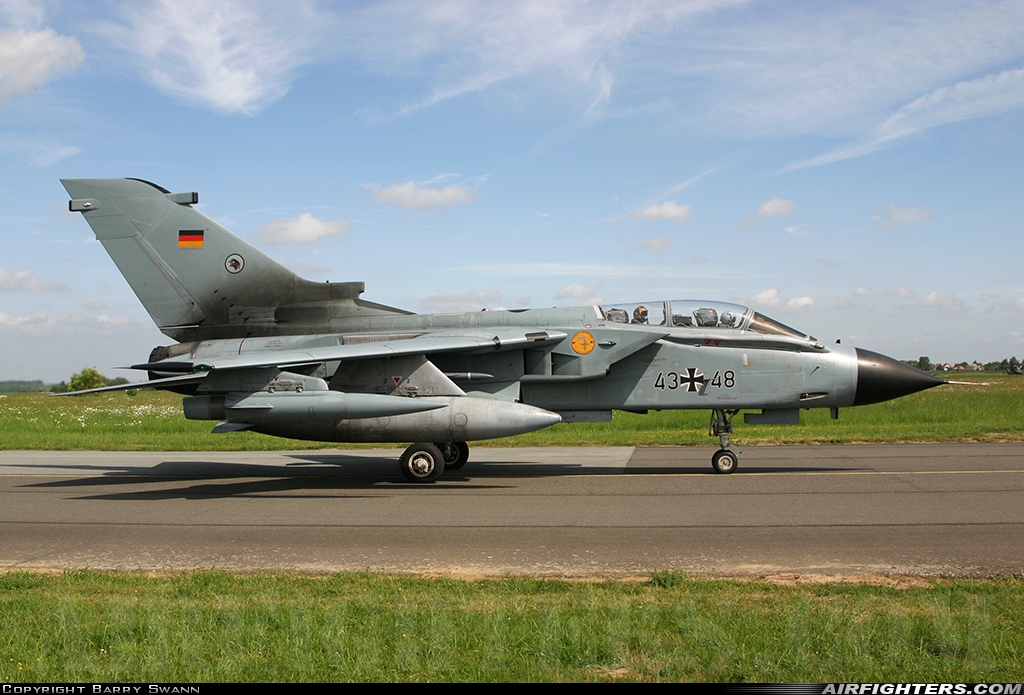 Germany - Air Force Panavia Tornado IDS 43+48 at Cambrai - Epinoy (LFQI), France