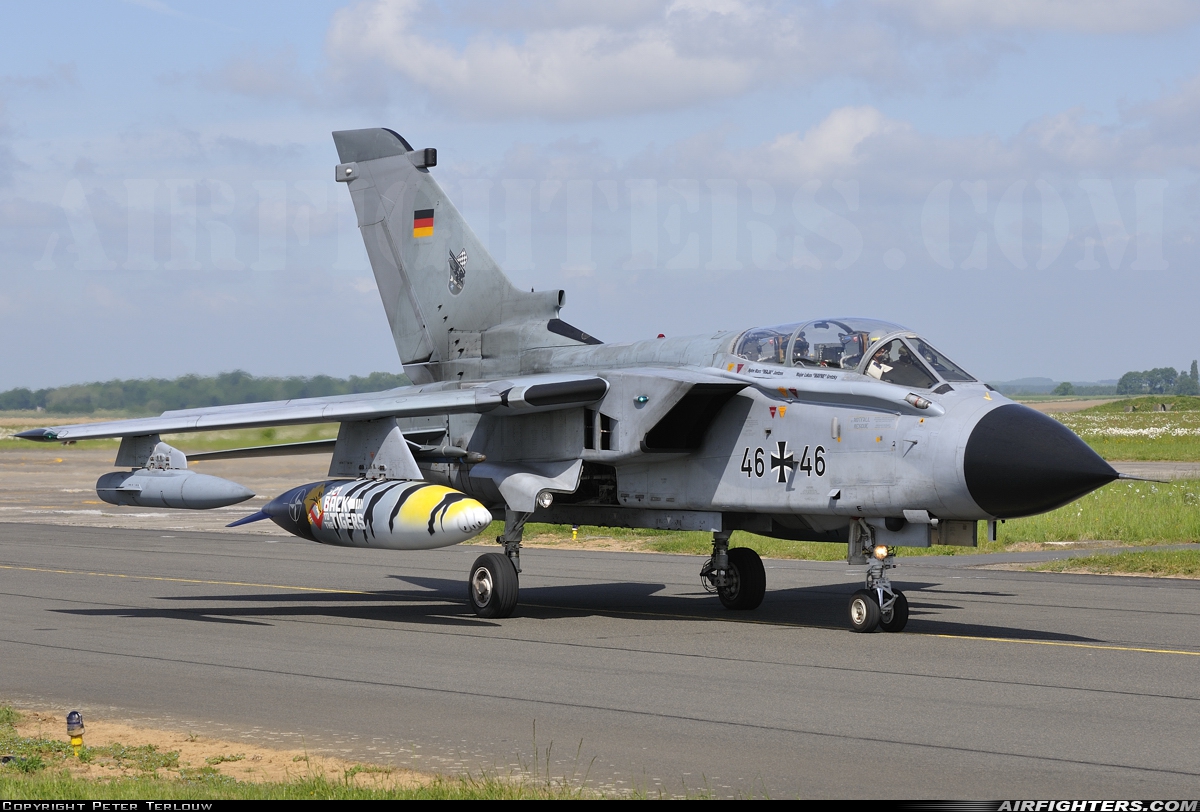 Germany - Air Force Panavia Tornado ECR 46+46 at Cambrai - Epinoy (LFQI), France