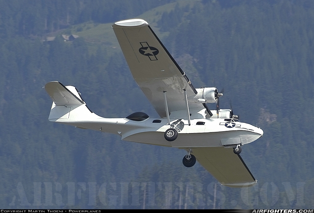 Private Consolidated PBY-5A Catalina G-PBYA at Zeltweg (LOXZ), Austria