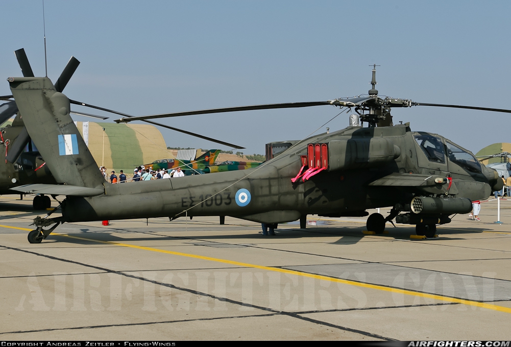 Greece - Army McDonnell Douglas AH-64A+ Apache ES1003 at Tanagra (LGTG), Greece
