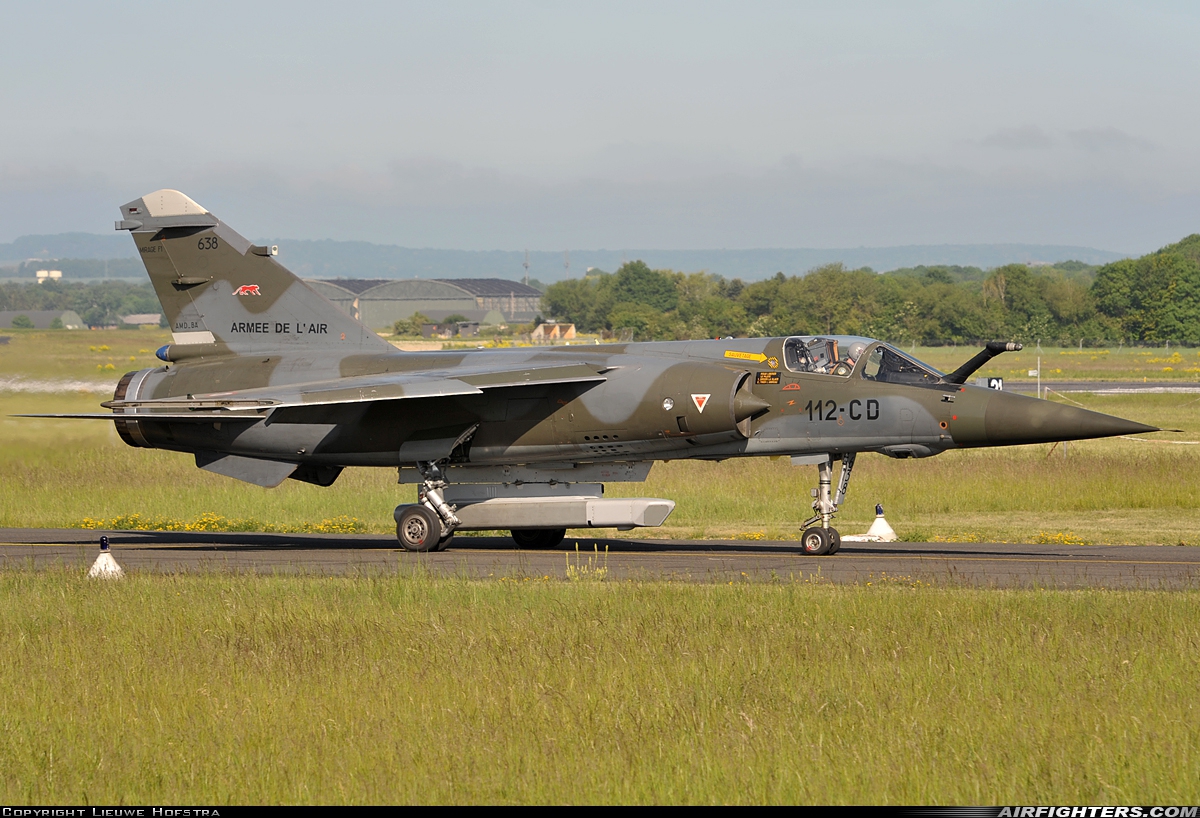 France - Air Force Dassault Mirage F1CR 638 at Reims - Champagne (RHE / LFSR), France