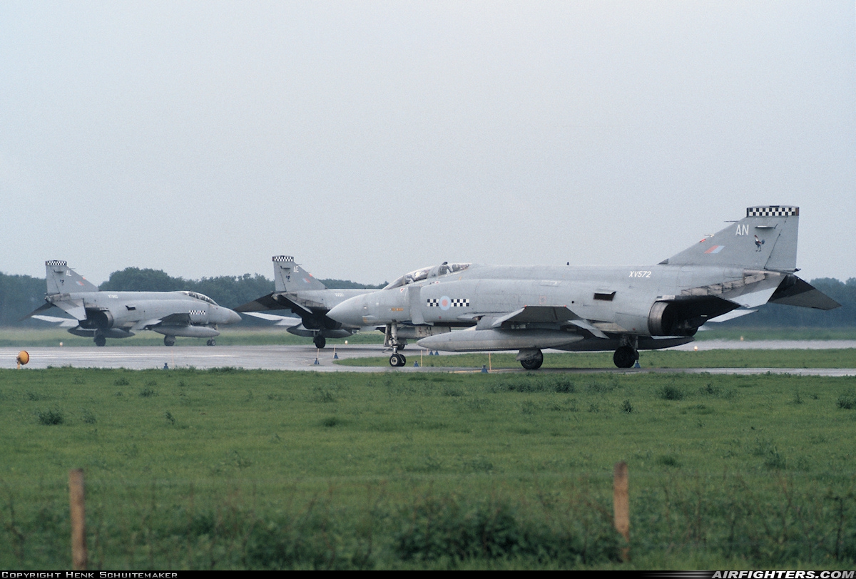 UK - Air Force McDonnell Douglas Phantom FG1 (F-4K) XV572 at Uden - Volkel (UDE / EHVK), Netherlands