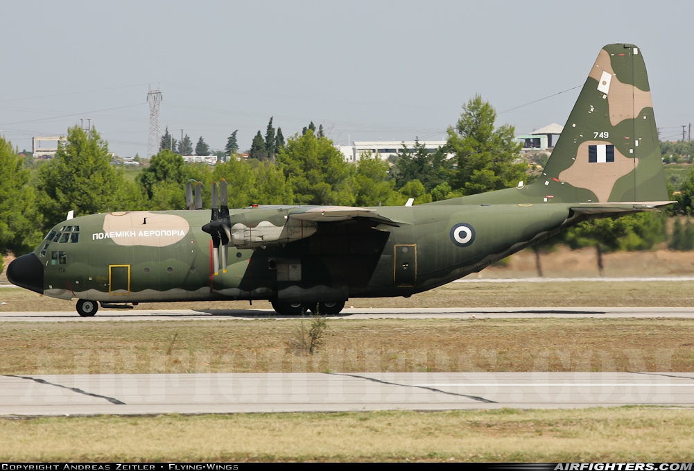 Greece - Air Force Lockheed C-130H Hercules (L-382) 749 at Tanagra (LGTG), Greece