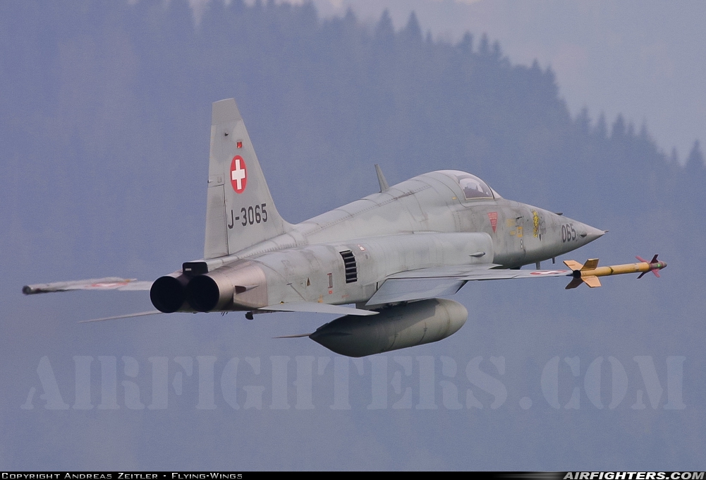 Switzerland - Air Force Northrop F-5E Tiger II J-3065 at Buochs (Stans) (LSMU / LSZC), Switzerland