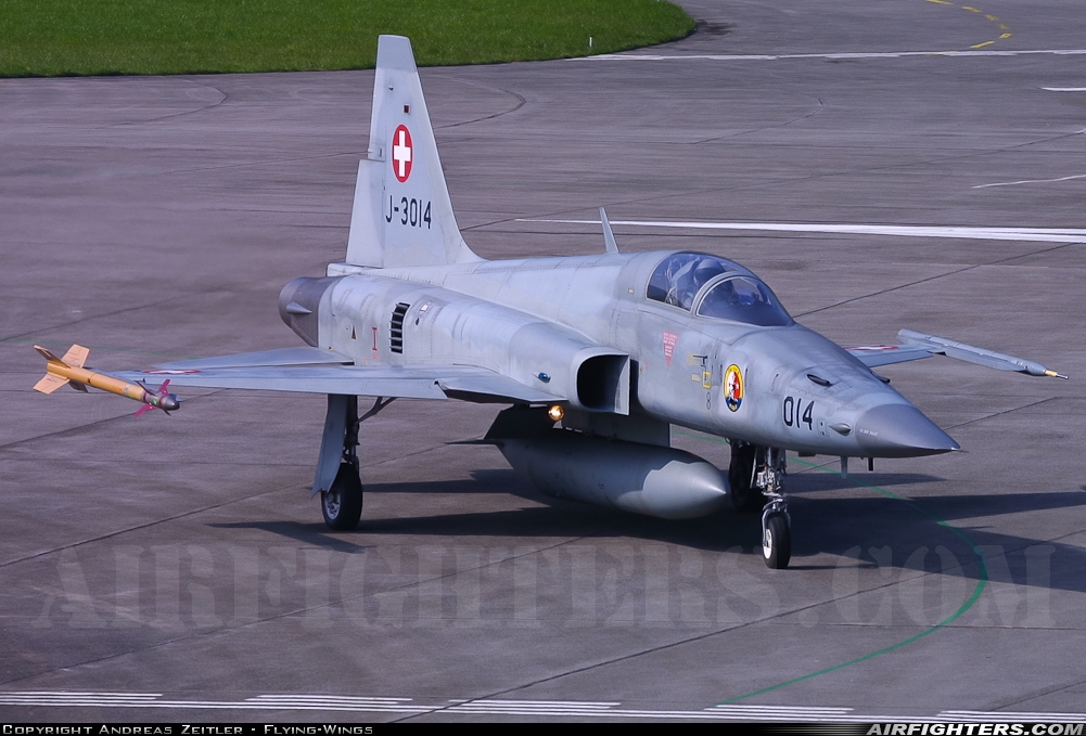 Switzerland - Air Force Northrop F-5E Tiger II J-3014 at Buochs (Stans) (LSMU / LSZC), Switzerland