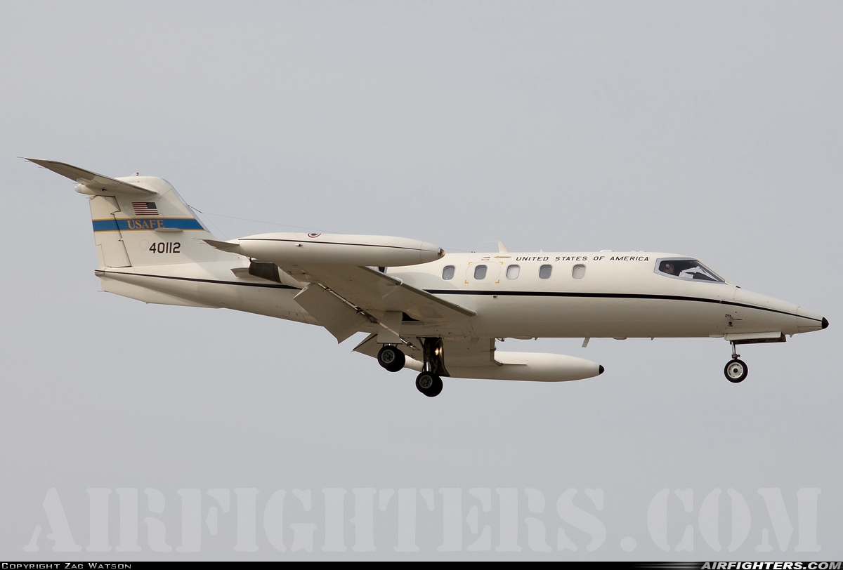 USA - Air Force Learjet C-21A 84-0112 at Mildenhall (MHZ / GXH / EGUN), UK