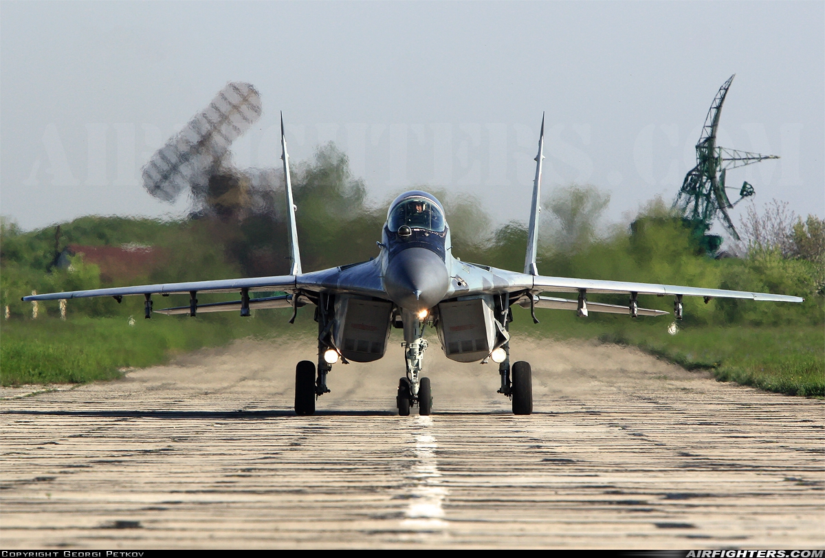 Bulgaria - Air Force Mikoyan-Gurevich MiG-29A (9.12A) 16 at Balchik (LBWB), Bulgaria