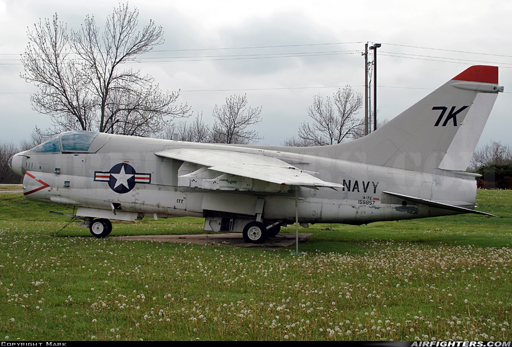 USA - Navy LTV Aerospace A-7E Corsair II 158857 at Olathe - New Century AirCenter (IXD / KIXD), USA