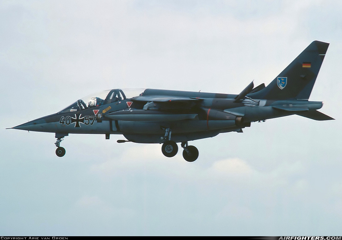 Germany - Air Force Dassault/Dornier Alpha Jet A 40+57 at Breda - Gilze-Rijen (GLZ / EHGR), Netherlands