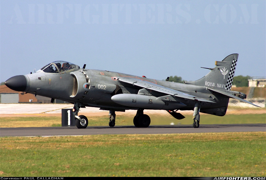 UK - Navy British Aerospace Sea Harrier FA.2 ZH798 at Fairford (FFD / EGVA), UK