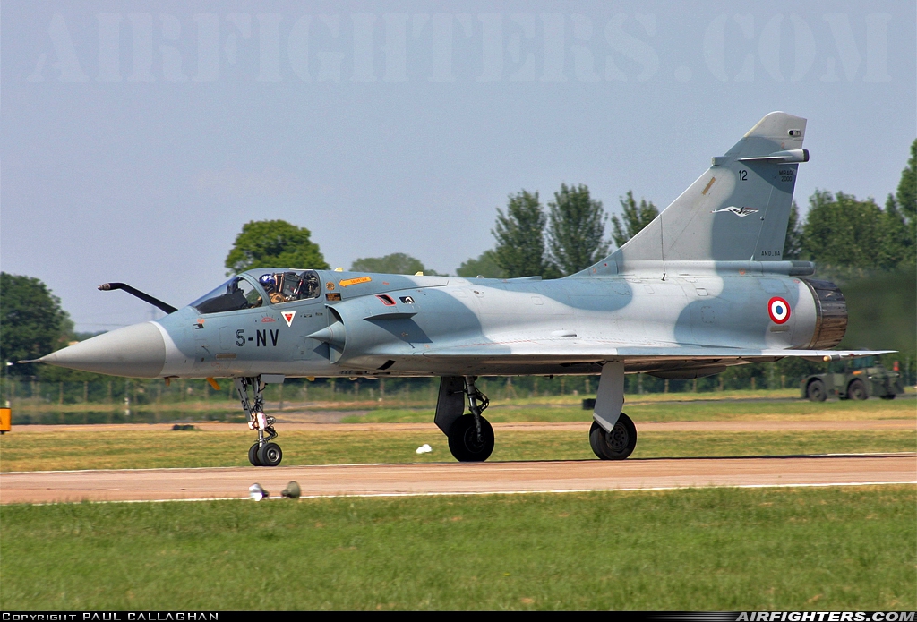 France - Air Force Dassault Mirage 2000C 12 at Fairford (FFD / EGVA), UK