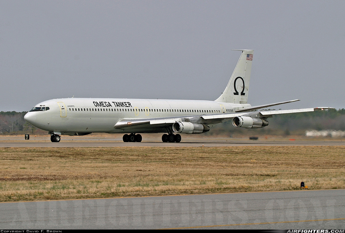 Company Owned - Omega Air Services Boeing 707-321B N707AR at Virginia Beach - Oceana NAS / Apollo Soucek Field (NTU / KNTU), USA
