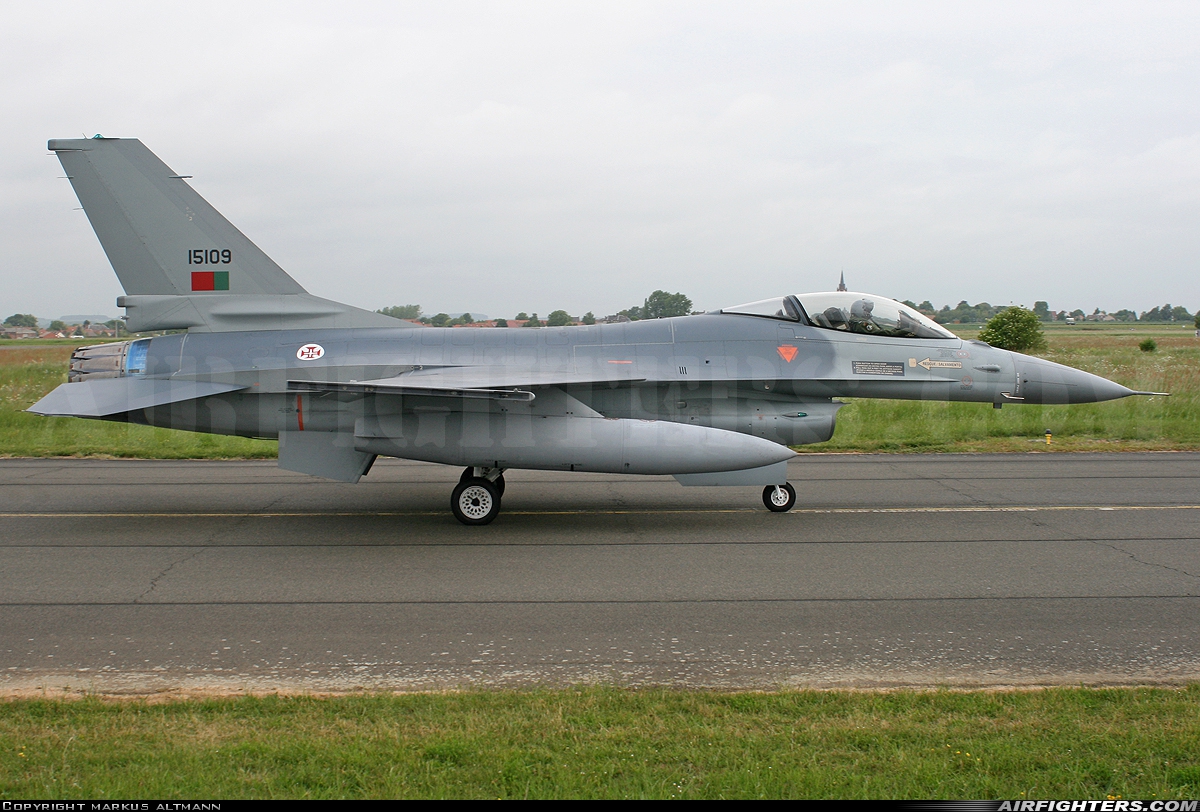 Portugal - Air Force General Dynamics F-16AM Fighting Falcon 15109 at Cambrai - Epinoy (LFQI), France