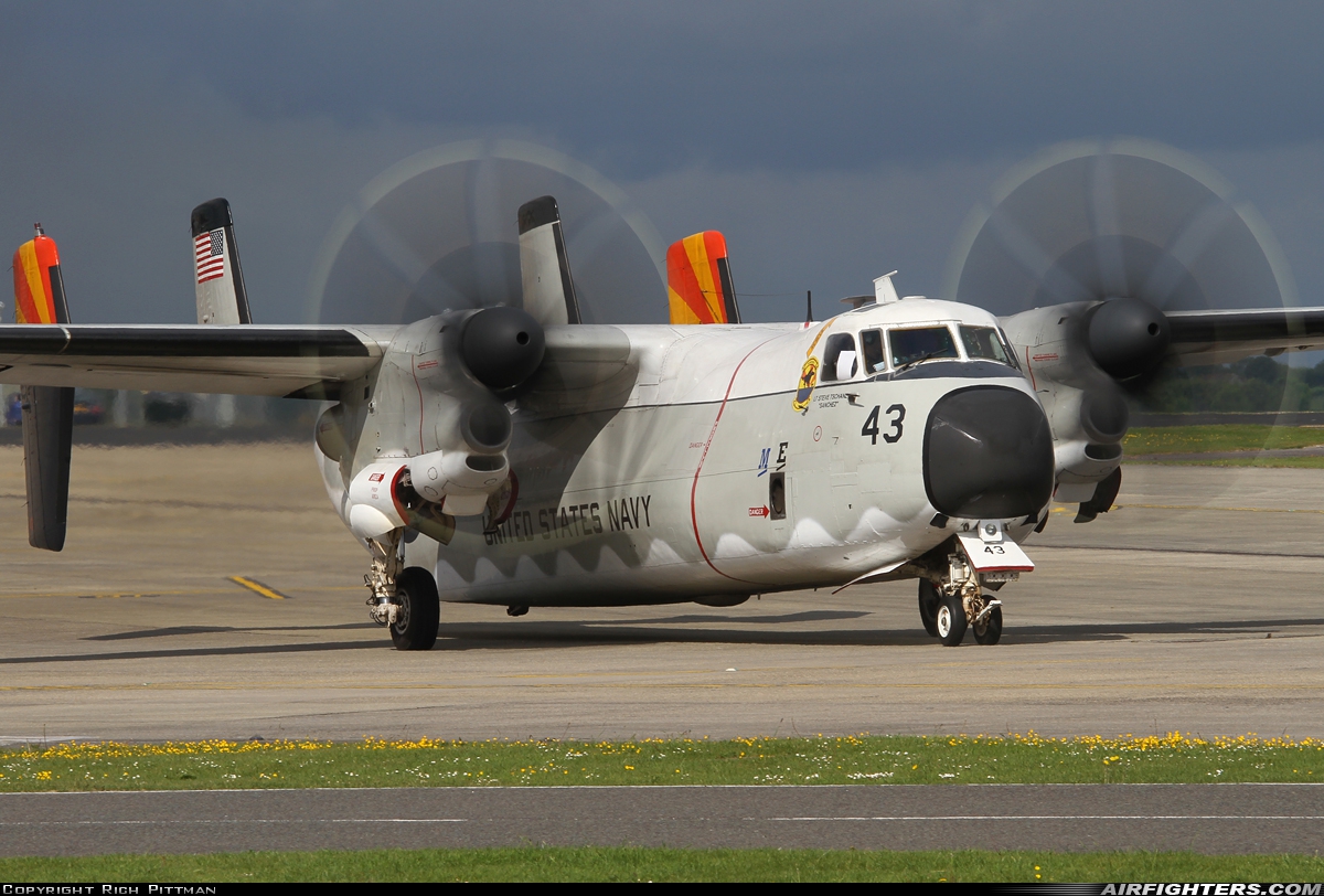 USA - Navy Grumman C-2A Greyhound 162154 at Yeovilton (YEO / EGDY), UK