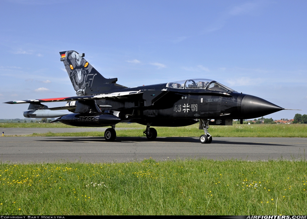 Germany - Air Force Panavia Tornado IDS 45+51 at Cambrai - Epinoy (LFQI), France