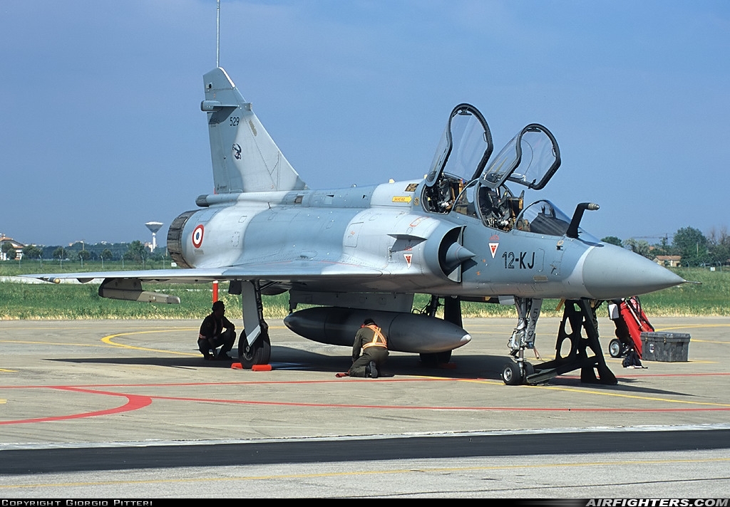 France - Air Force Dassault Mirage 2000B 529 at Cervia (- Urbano Mancini) (LIPC), Italy