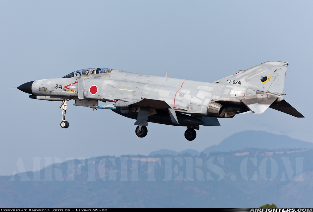 Japan - Air Force McDonnell Douglas F-4EJ-KAI Phantom II 47-8341 at Nyutabaru (RJFN), Japan