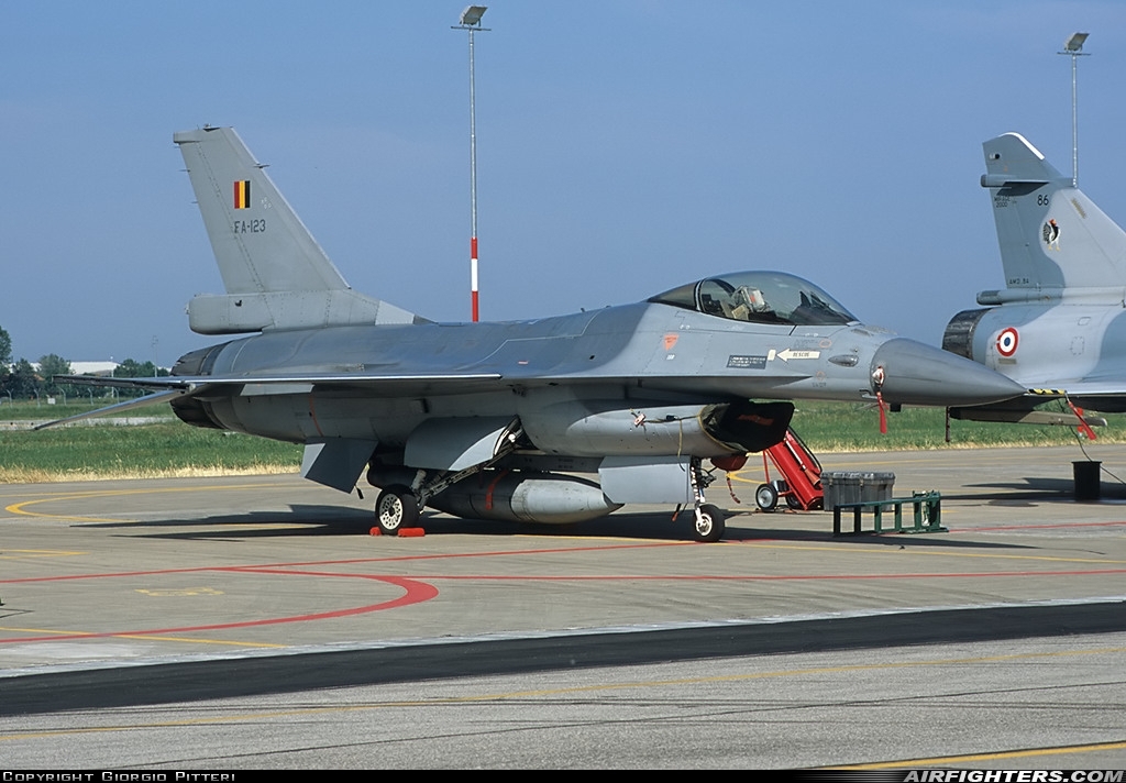 Belgium - Air Force General Dynamics F-16AM Fighting Falcon FA-123 at Cervia (- Urbano Mancini) (LIPC), Italy