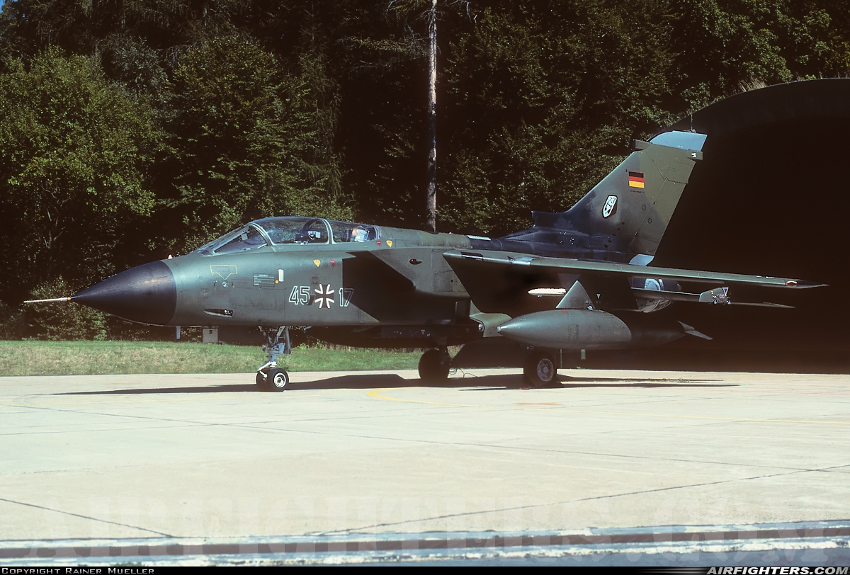 Germany - Air Force Panavia Tornado IDS 45+17 at Buchel (ETSB), Germany