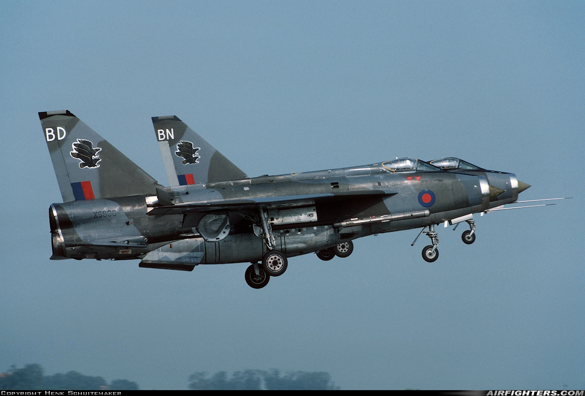 UK - Air Force English Electric Lightning F6 XS898 at Leeuwarden (LWR / EHLW), Netherlands