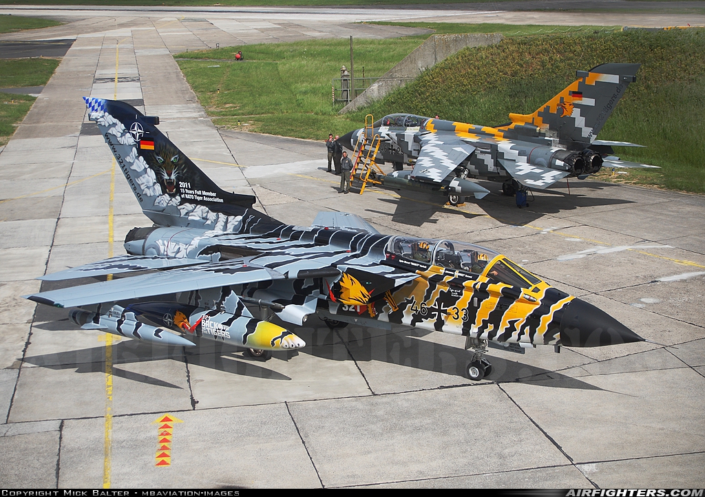 Germany - Air Force Panavia Tornado ECR 46+33 at Cambrai - Epinoy (LFQI), France