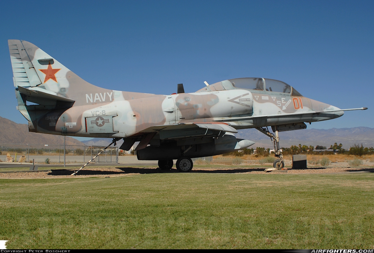 USA - Navy Douglas TA-4J Skyhawk 154649 at Palm Springs - Int. (Regional / Municipal) (PSP / KPSP), USA