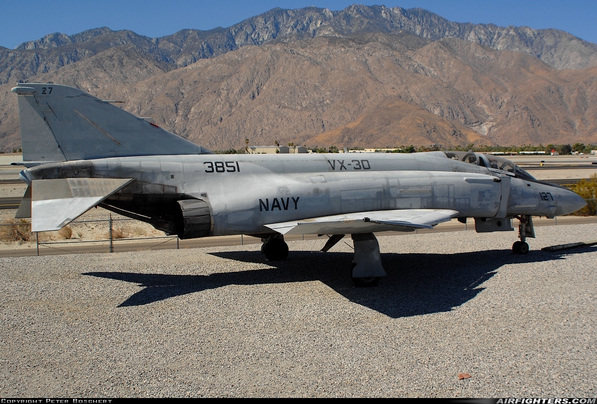 USA - Marines McDonnell Douglas F-4S Phantom II 153851 at Palm Springs - Int. (Regional / Municipal) (PSP / KPSP), USA