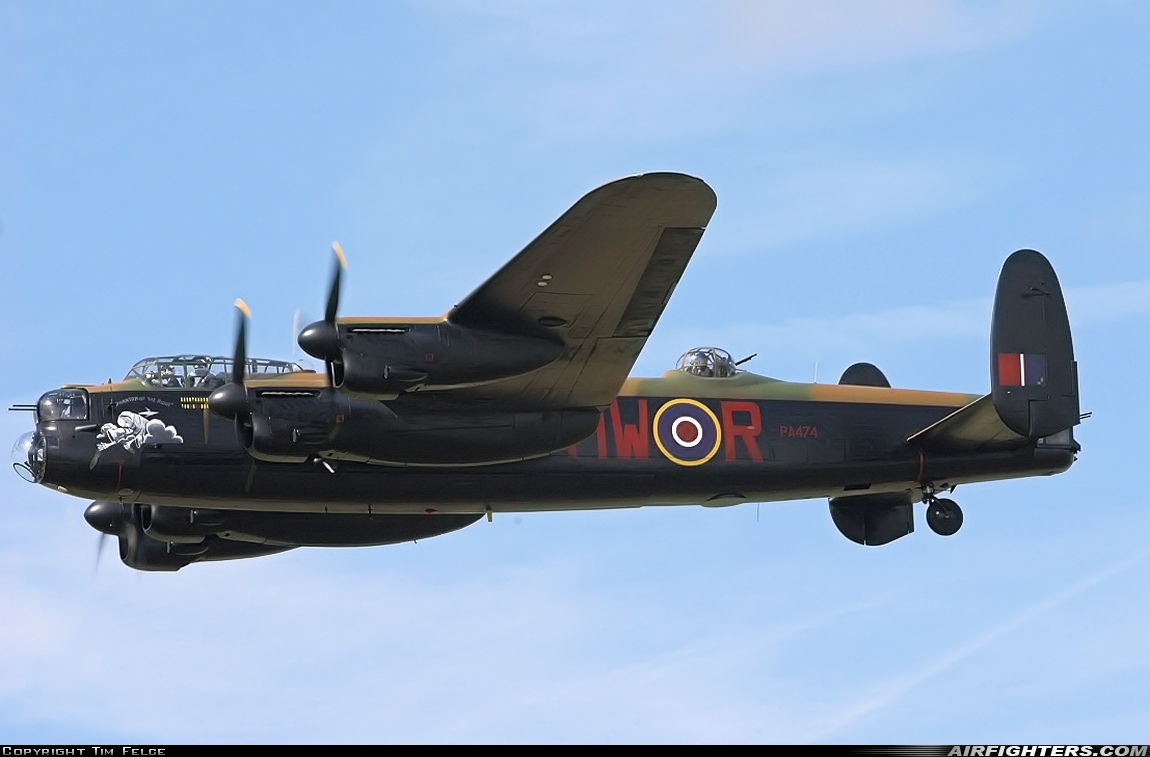 UK - Air Force Avro 683 Lancaster B.I PA474 at Fairford (FFD / EGVA), UK