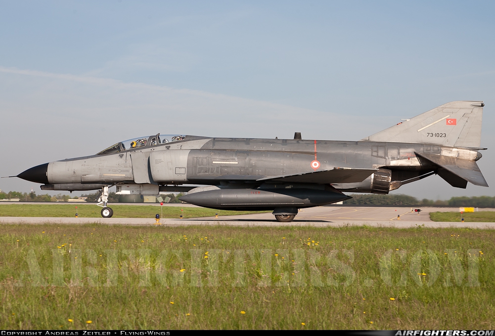 Türkiye - Air Force McDonnell Douglas F-4E-2020 Terminator 73-1023 at Lechfeld (ETSL), Germany