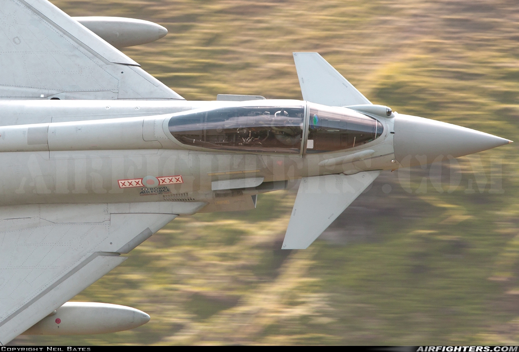 UK - Air Force Eurofighter Typhoon F2 ZJ911 at Off-Airport - Machynlleth Loop Area, UK