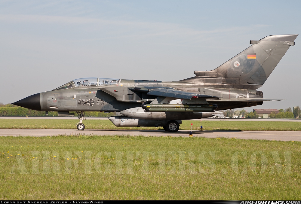 Germany - Air Force Panavia Tornado IDS 45+43 at Lechfeld (ETSL), Germany
