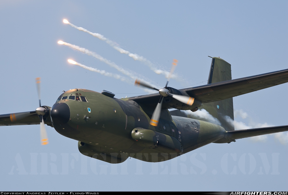 Germany - Air Force Transport Allianz C-160D 50+51 at Off-Airport - Heuberg Range, Germany