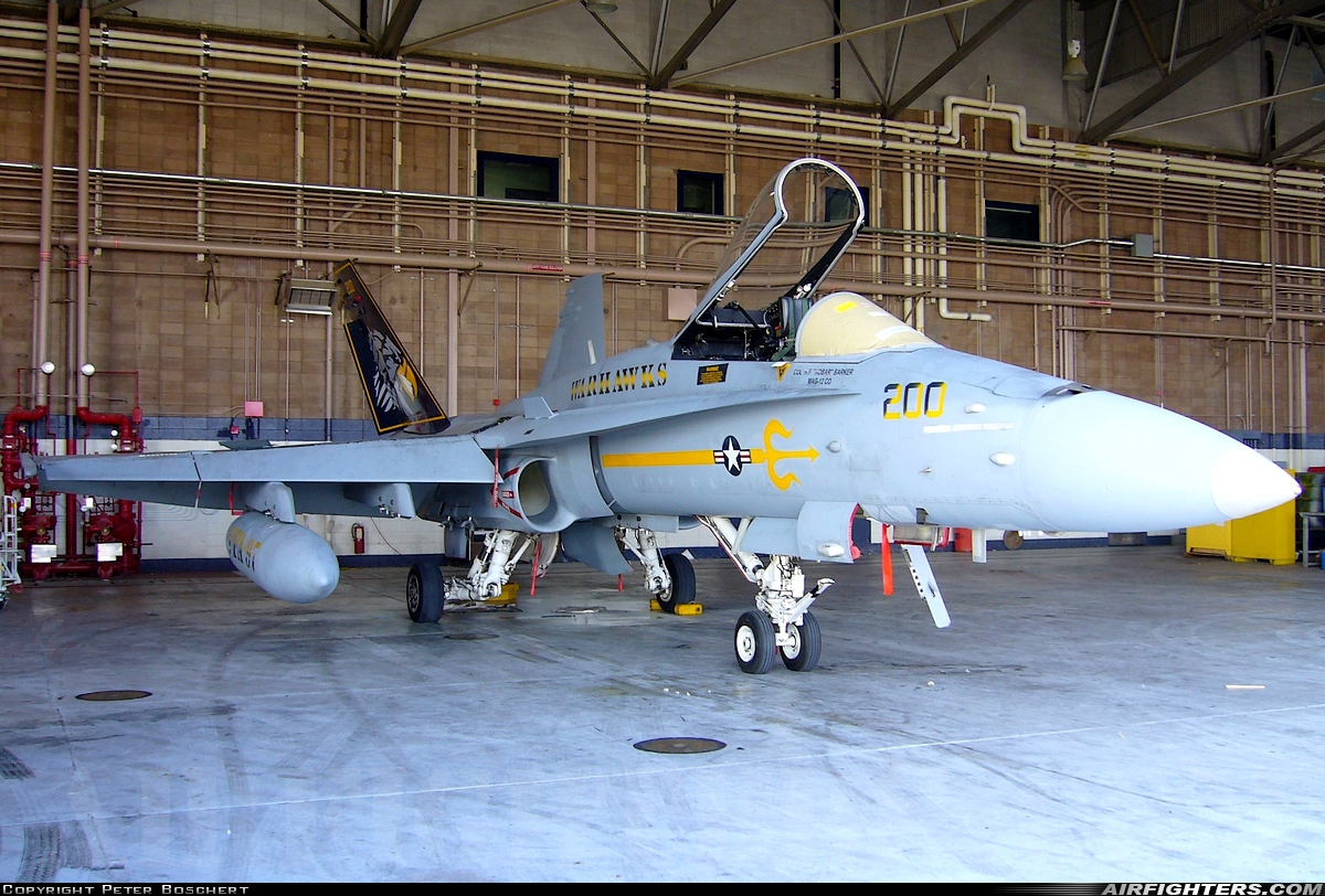 USA - Navy McDonnell Douglas F/A-18C Hornet 163444 at Lemoore - NAS / Reeves Field (NLC), USA