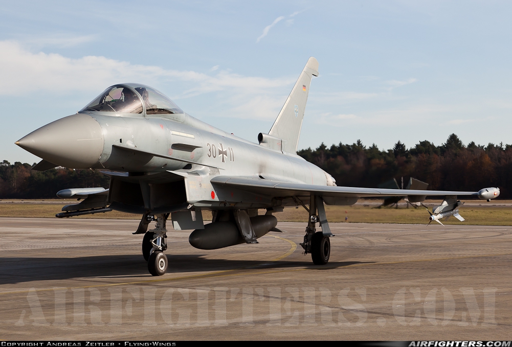 Germany - Air Force Eurofighter EF-2000 Typhoon S 30+11 at Ingolstadt - Manching (ETSI), Germany