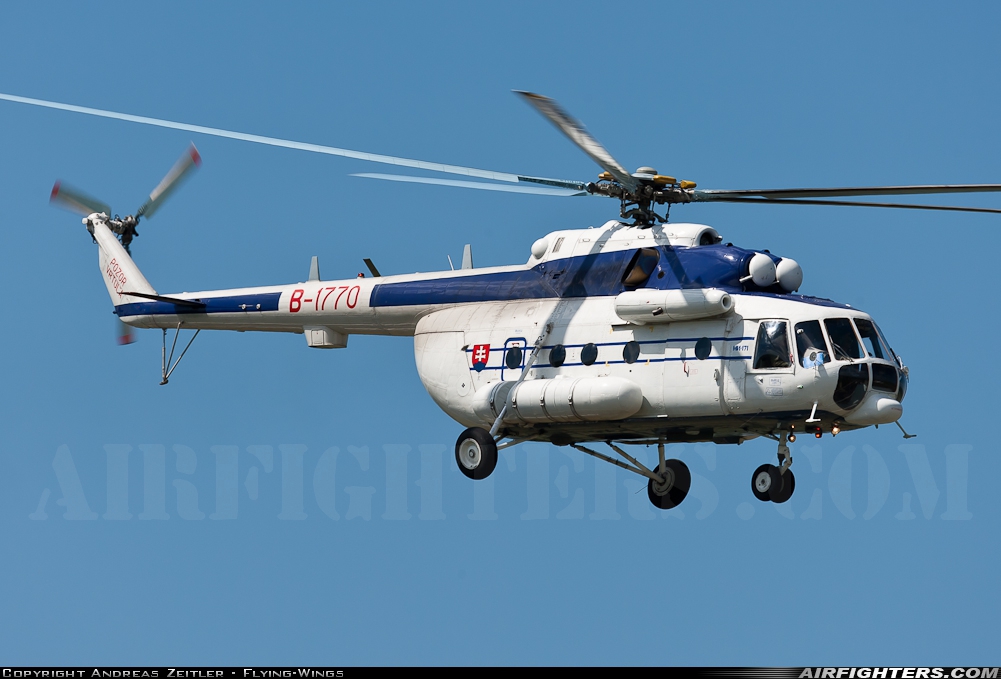 Slovakia - Government Mil Mi-17-1 B-1770 at Piestany (PZY / LZPP), Slovakia