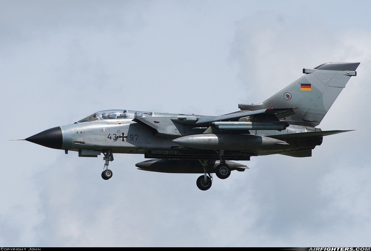 Germany - Air Force Panavia Tornado IDS(T) 43+97 at Leeuwarden (LWR / EHLW), Netherlands