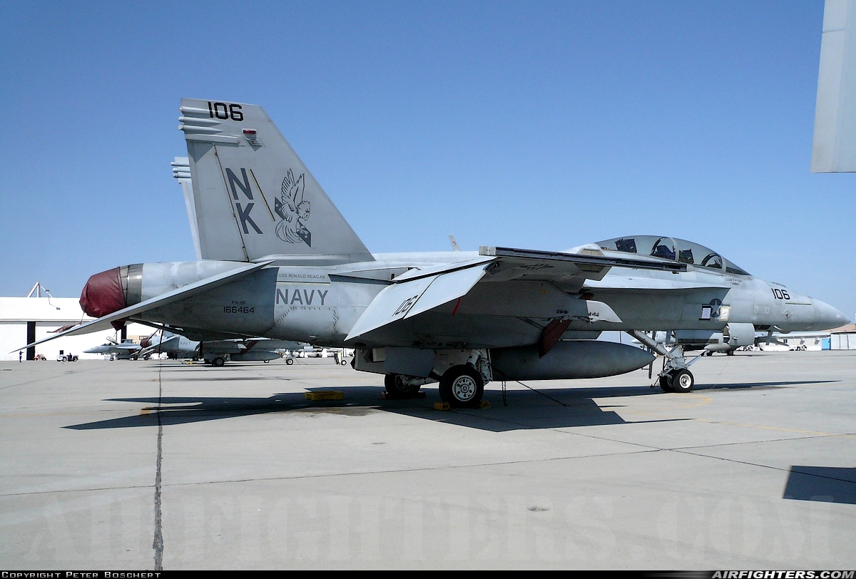 USA - Navy Boeing F/A-18F Super Hornet 166464 at Lemoore - NAS / Reeves Field (NLC), USA