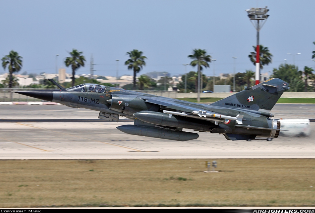 France - Air Force Dassault Mirage F1CR 615 at Luqa - Malta International (MLA / LMML), Malta