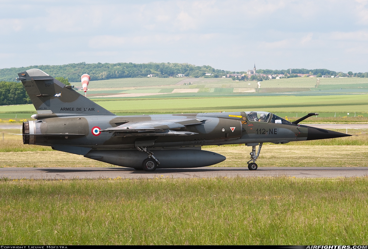 France - Air Force Dassault Mirage F1CR 617 at Reims - Champagne (RHE / LFSR), France