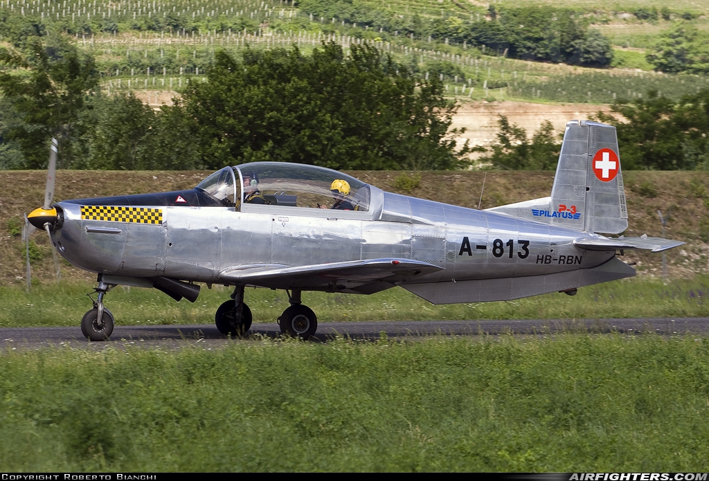 Private Pilatus P-3-03 HB-RBN at Trento - Mattarello (Gianni Caproni) (LIDT), Italy