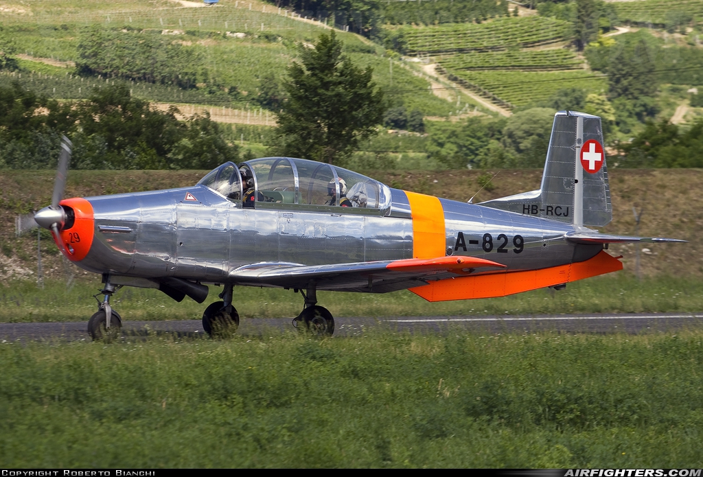 Private Pilatus P-3-05 HB-RCJ at Trento - Mattarello (Gianni Caproni) (LIDT), Italy