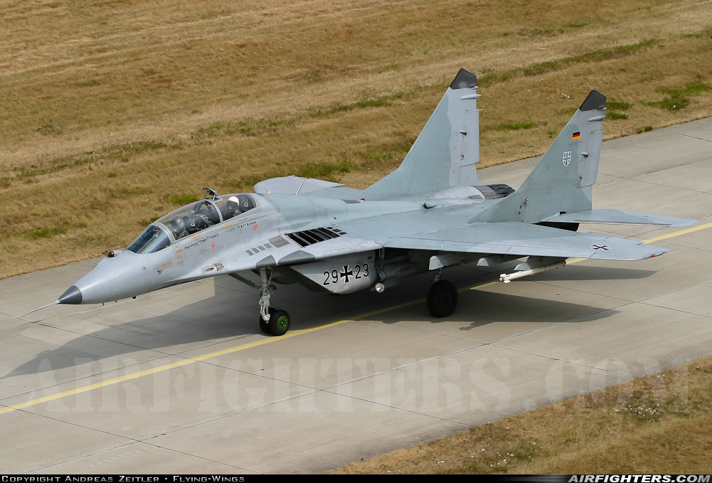 Germany - Air Force Mikoyan-Gurevich MiG-29GT (9.51) 29+23 at Rostock - Laage (RLG / ETNL), Germany