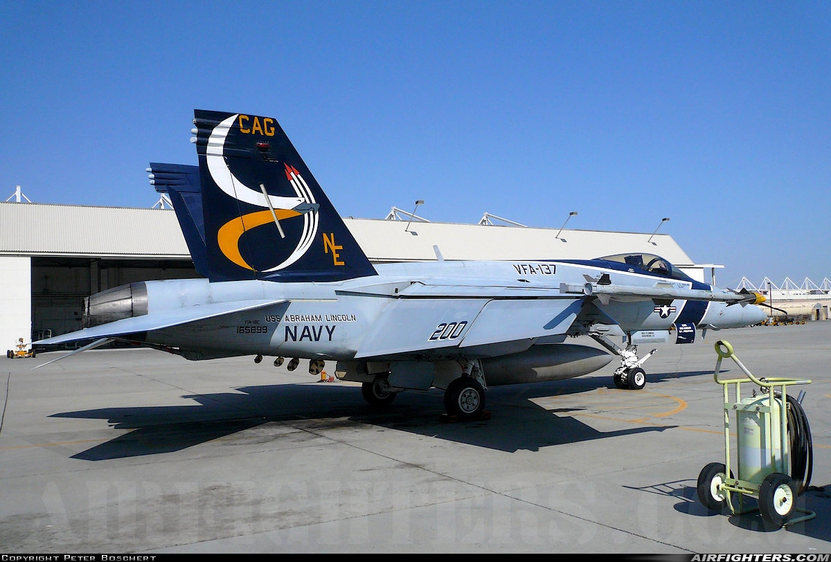 USA - Navy Boeing F/A-18E Super Hornet 165899 at Lemoore - NAS / Reeves Field (NLC), USA