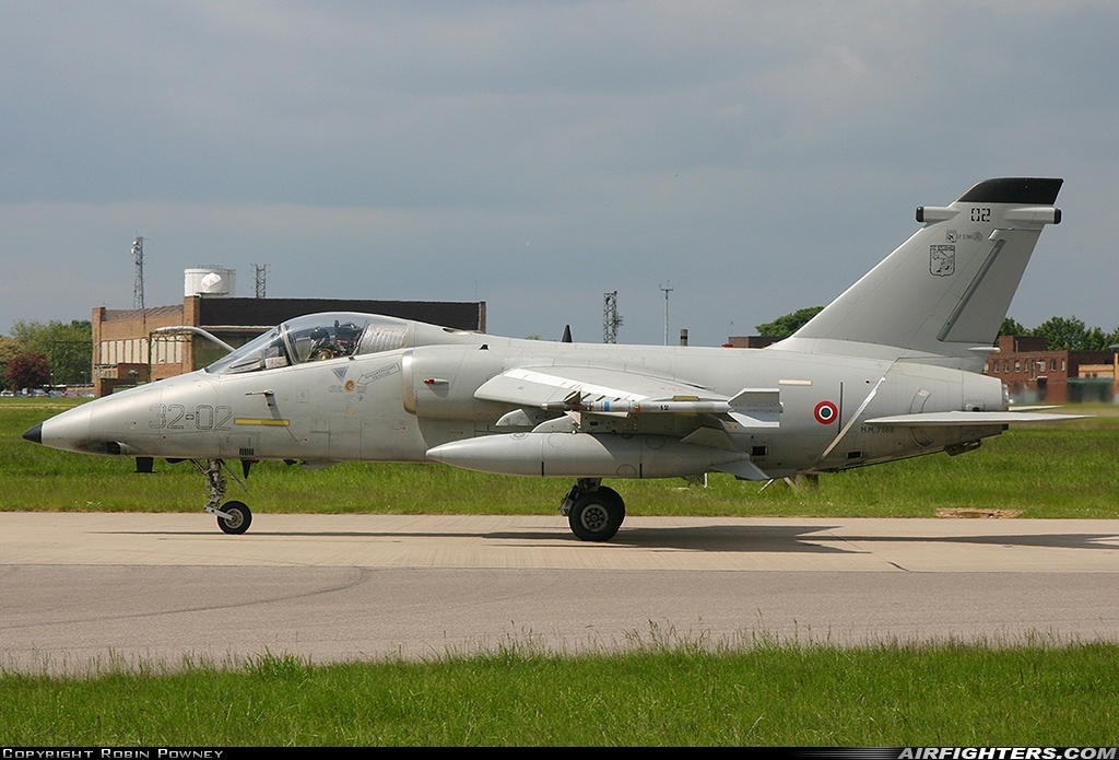 Italy - Air Force AMX International AMX MM7166 at Waddington (WTN / EGXW), UK