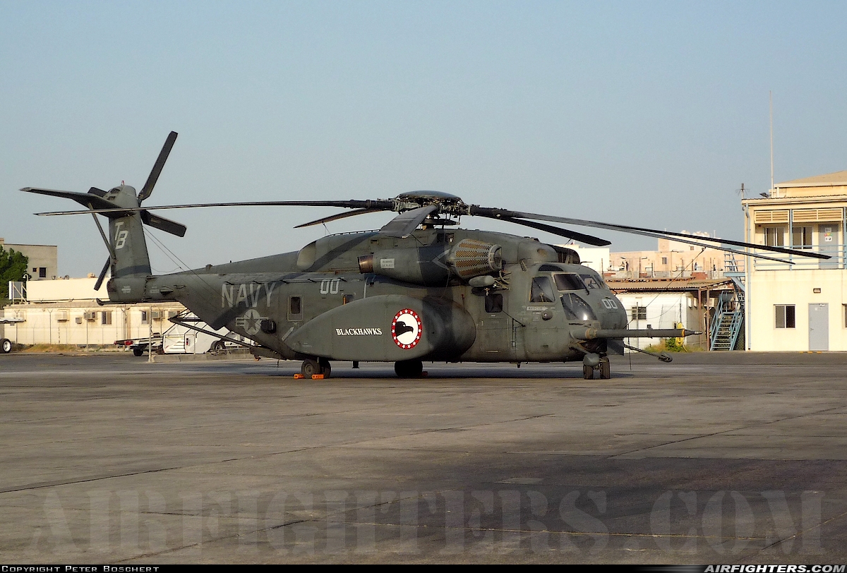 USA - Navy Sikorsky MH-53E Sea Dragon (S-65E) 163052 at Bahrain (Manama) - International (Muharraq) (BAH / OBBI), Bahrain