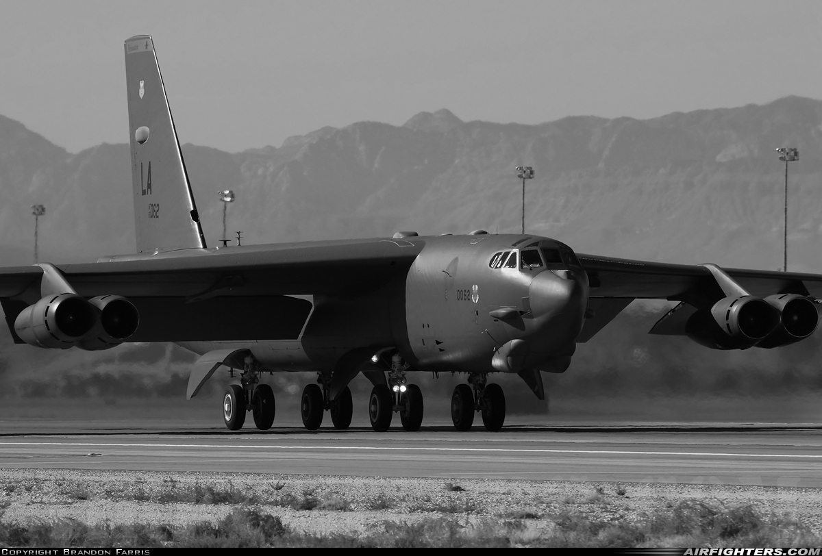 USA - Air Force Boeing B-52H Stratofortress 60-0062 at Las Vegas - Nellis AFB (LSV / KLSV), USA