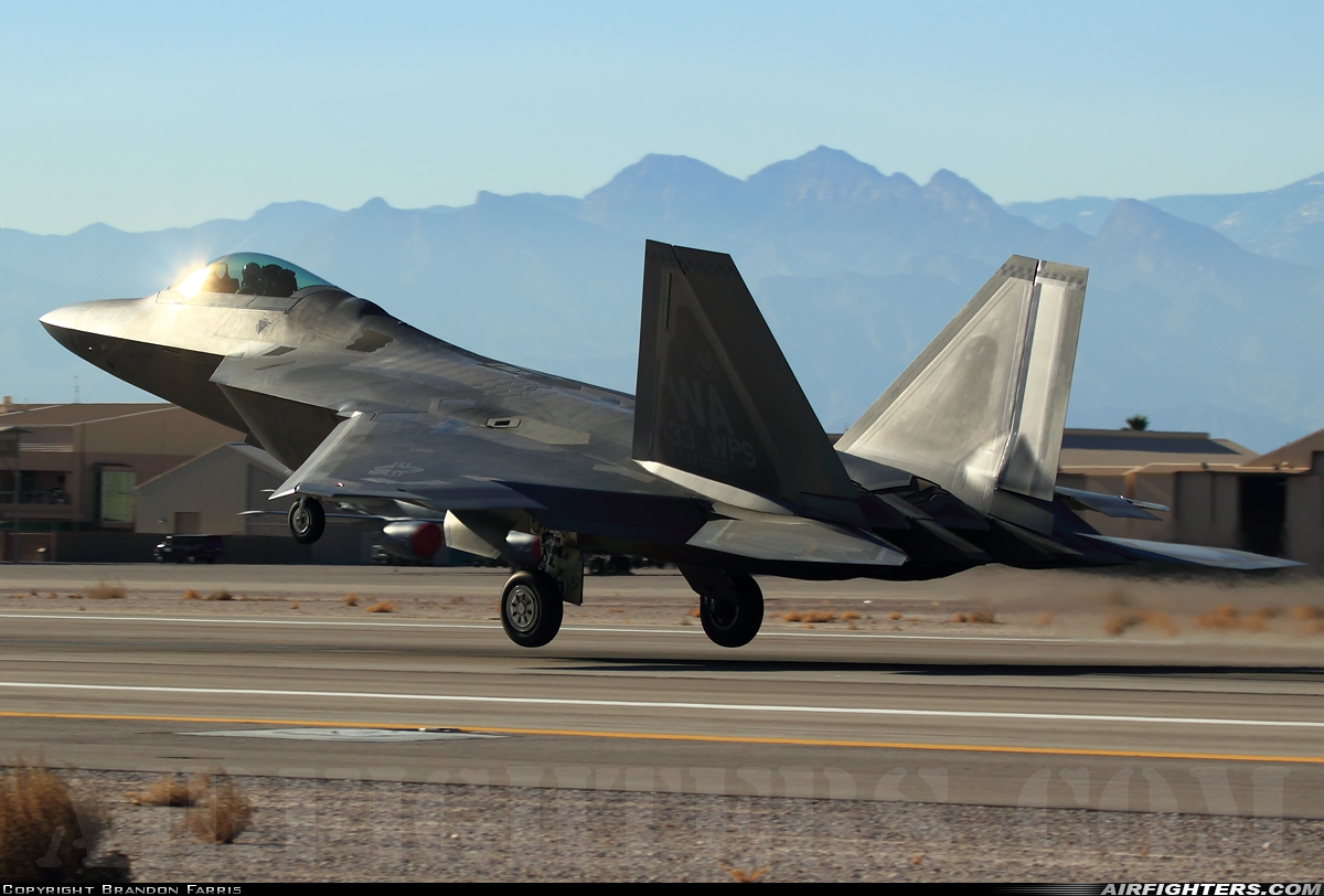 USA - Air Force Lockheed Martin F-22A Raptor 06-4116 at Las Vegas - Nellis AFB (LSV / KLSV), USA