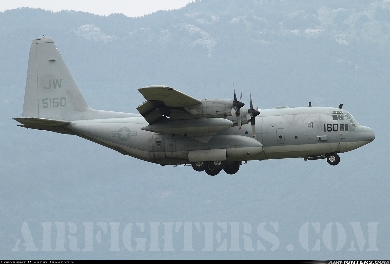 USA - Navy Lockheed C-130T Hercules (L-382) 165160 at Aviano (- Pagliano e Gori) (AVB / LIPA), Italy
